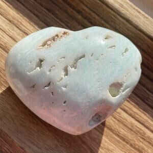 Puffy Large Caribbean Calcite Heart